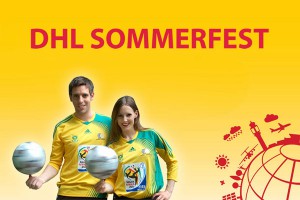 Die Fußballartisten auf dem DHL Sommerfest 2015