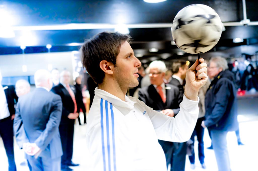 Fußballartist Sebastian Heller (Foto: Dietrich Kühne)