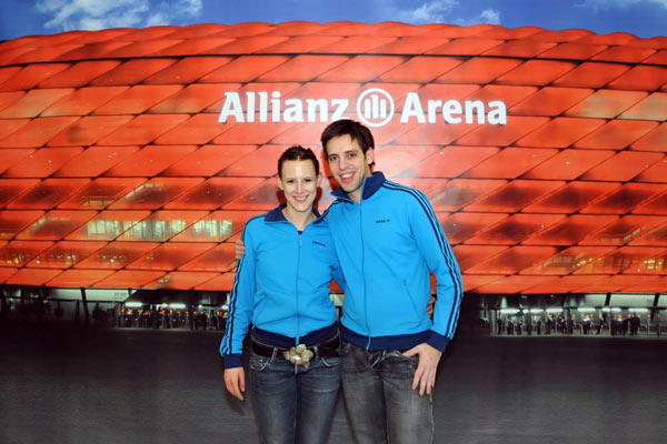 Die Fußballartisten zu Gast in der Allianz Arena München